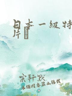 日本一级特黄大片α