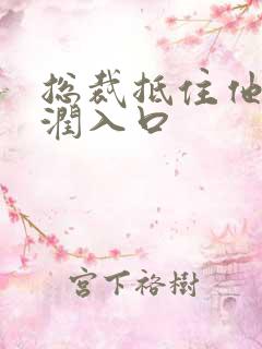 总裁抵住他的湿润入口