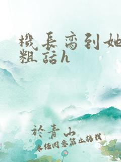 机长脔到她哭h粗话h