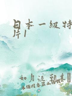 日本一级特黄大片1