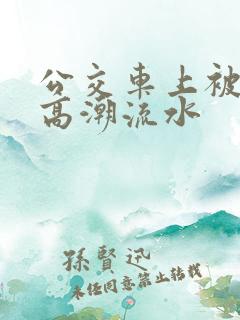 公交车上被插到高潮流水