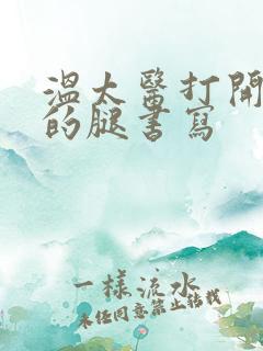 温太医打开眉庄的腿书写