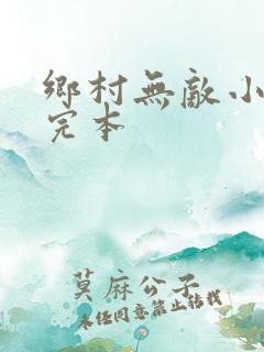 乡村无敌小医仙完本
