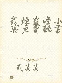 武炼巅峰小说全集免费听书