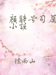 颜辞兮司厉辰的小说