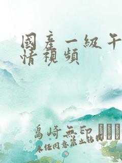 国产一级午夜激情视频