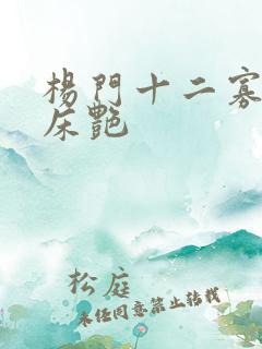 杨门十二寡妇肉床艳