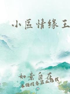 小区情缘王丽萍