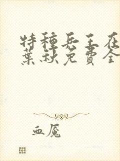 特种兵王在山村叶秋免费全文