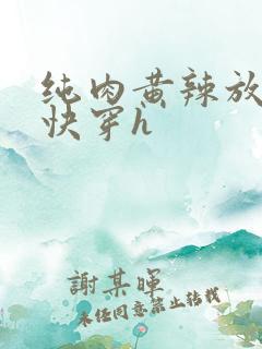 纯肉黄辣放荡高快穿h