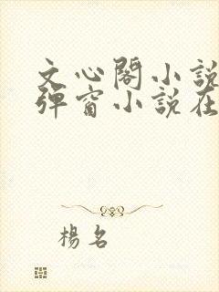 文心阁小说_无弹窗小说在线免费阅读