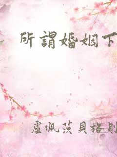 所谓婚姻下载