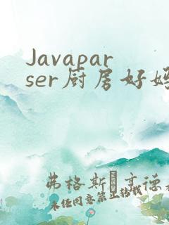 Javaparser厨房好妈妈