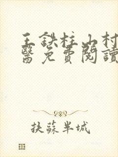 王铁柱山村小神医免费阅读
