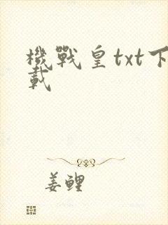 机战皇txt下载