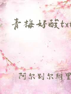青梅好酸txt