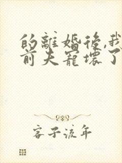 的离婚后,我被前夫宠坏了