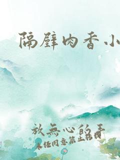 隔壁肉香小说