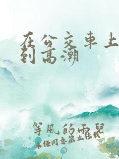 在公交车上被艹到高潮