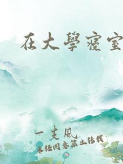 在大学寝室里做