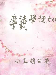 魔法学徒txt下载