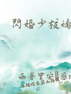 闪婚少校娇妻
