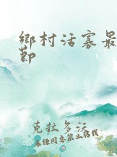 乡村活寡最新章节