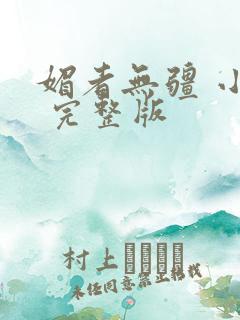 媚者无疆 小说 完整版
