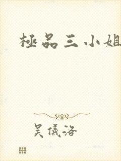 极品三小姐