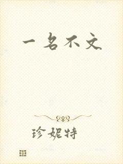 一名不文