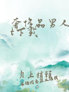 奢侈品男人txt下载