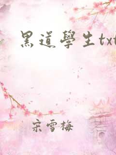 黑道学生txt