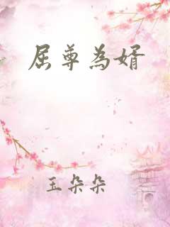 屈尊为婿