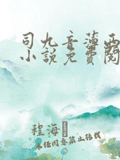 司九音薄西晏的小说免费阅读