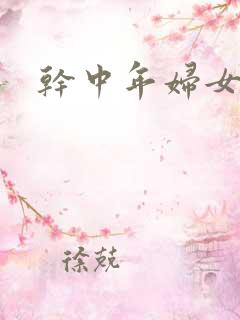 干中年妇女小说