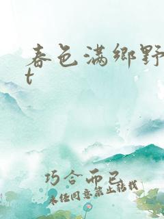 春色满乡野txt