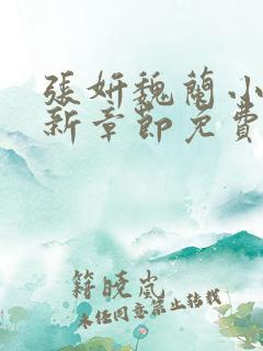 张妍魏兰小说最新章节免费阅读