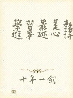 学习最美教师先进事迹心得体会