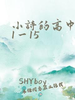 小诗的高中日记1一15