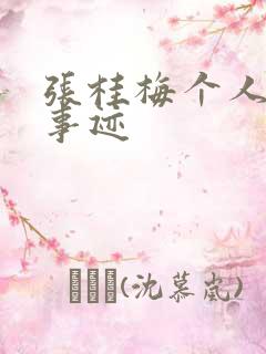 张桂梅个人主要事迹