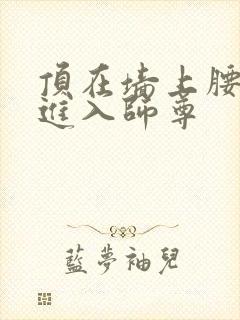 顶在墙上腰一沉进入师尊