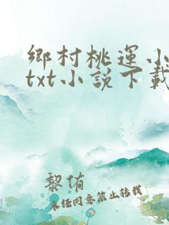 乡村桃运小神医txt小说下载