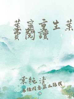 叶宁重生叶宁免费阅读