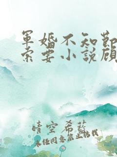 军婚不知节制地索要小说顾念