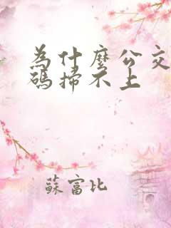 为什么公交乘车码扫不上