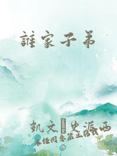 谁家子弟