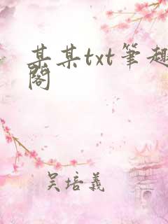 某某txt笔趣阁
