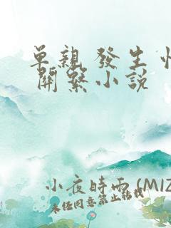 单亲 发生 性 关系小说