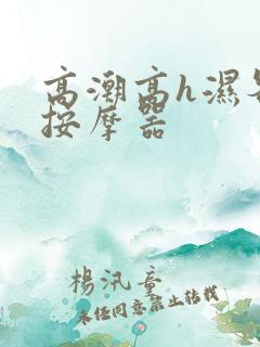 高潮高h湿各种按摩器