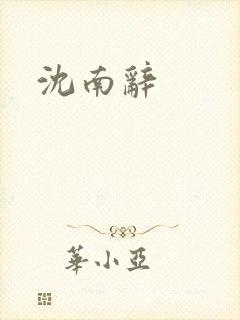 沈南辞
